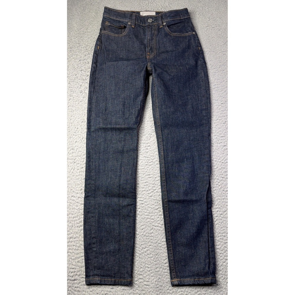 Everlane Jeans Womens Size 26 Waist 24" Regular High-Rise Dark Wash Everlane